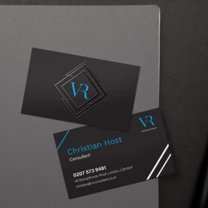 Soft Touch + Spot UV Business Cards